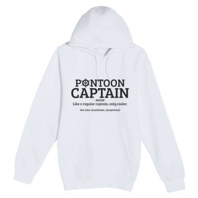 Pontoon Captain Definition Premium Pullover Hoodie