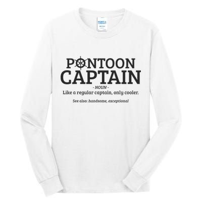 Pontoon Captain Definition Tall Long Sleeve T-Shirt
