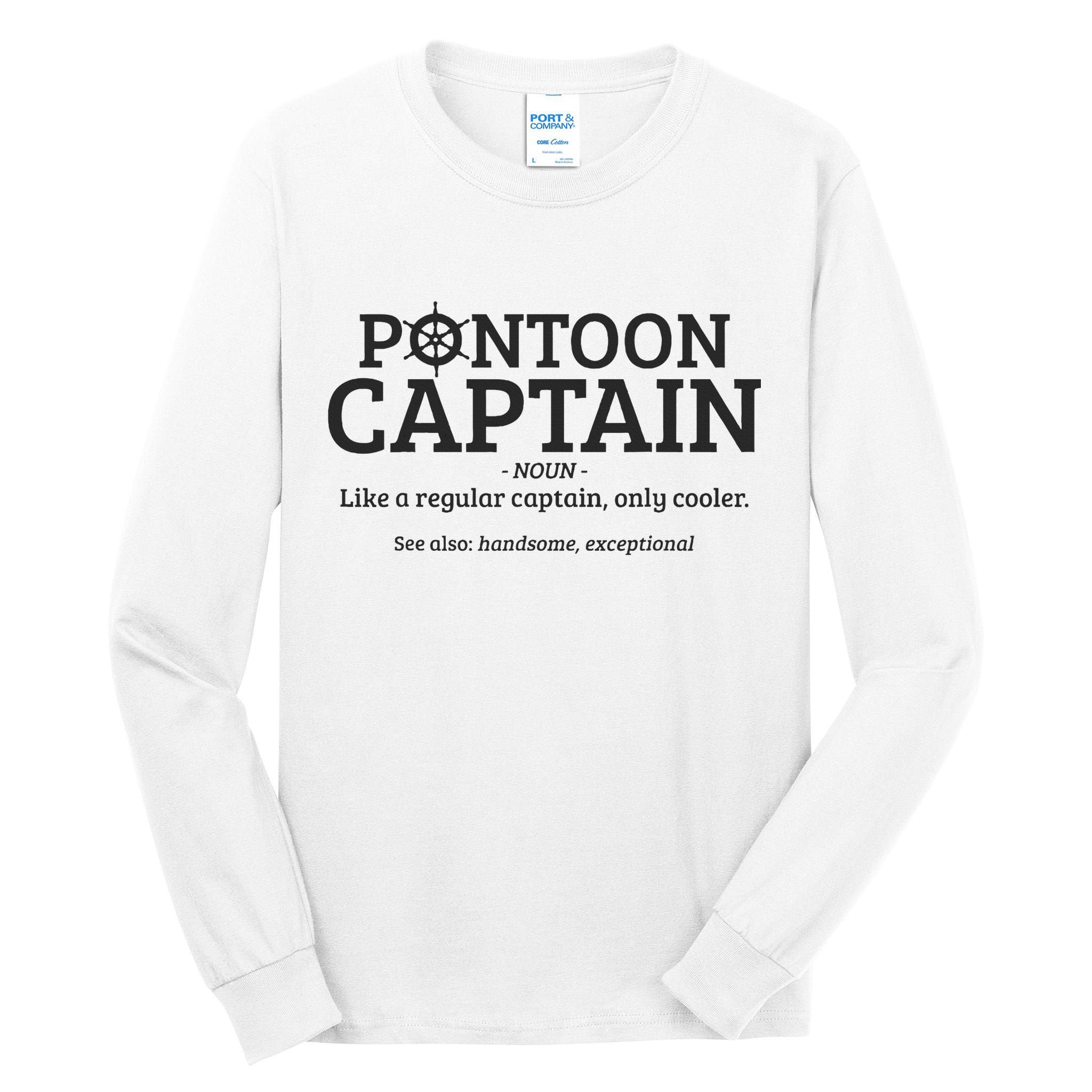 Pontoon Captain Definition Tall Long Sleeve T-Shirt
