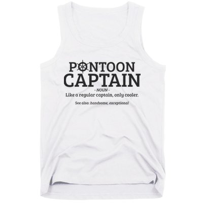 Pontoon Captain Definition Tank Top