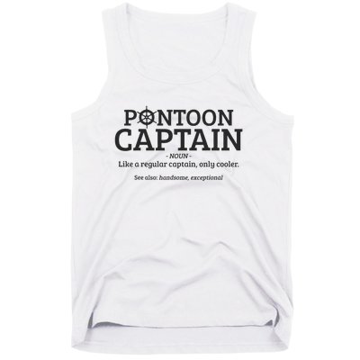 Pontoon Captain Definition Tank Top