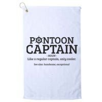 Pontoon Captain Definition Golf Towel