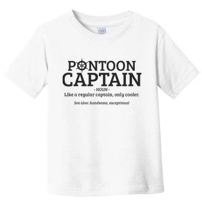 Pontoon Captain Definition Toddler T-Shirt