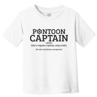 Pontoon Captain Definition Toddler T-Shirt