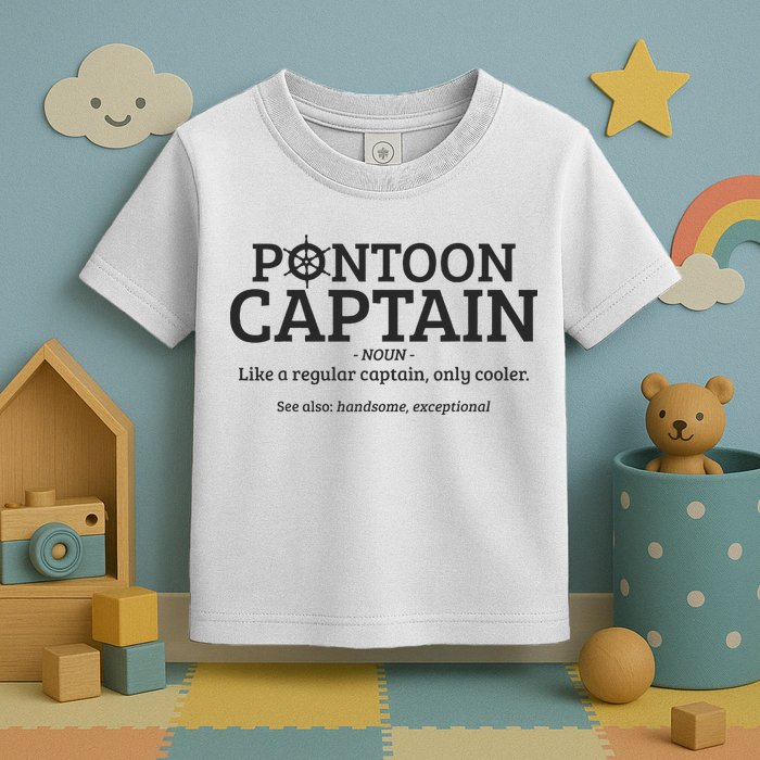 Pontoon Captain Definition Toddler T-Shirt