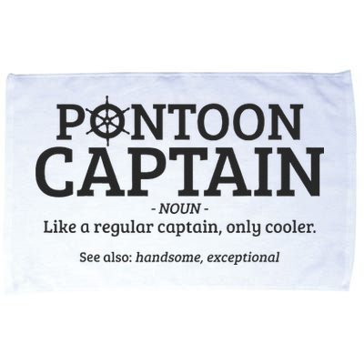 Pontoon Captain Definition Microfiber Hand Towel