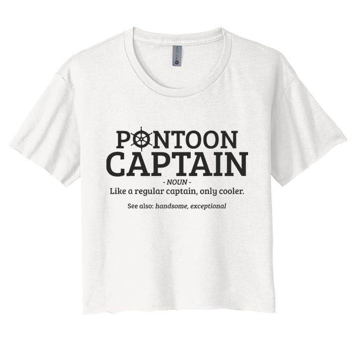 Pontoon Captain Definition Crop Top