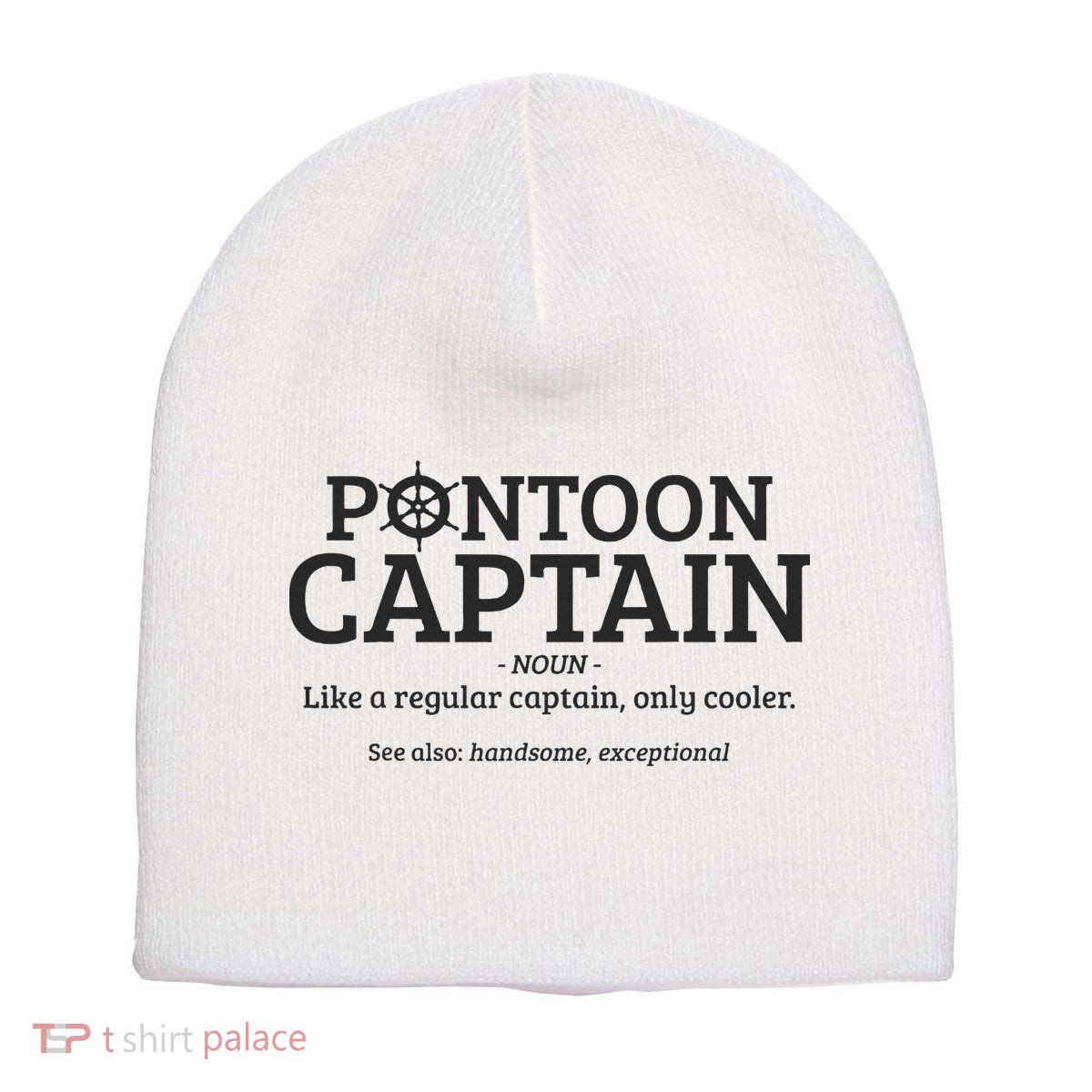 Pontoon Captain Definition Short Acrylic Beanie