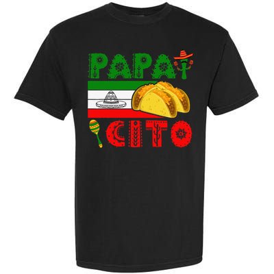Papacito Cinco De May Mexican Hat Garment-Dyed Heavyweight T-Shirt