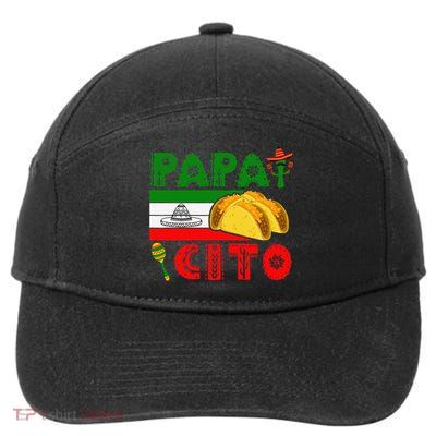Papacito Cinco De May Mexican Hat 7-Panel Snapback Hat