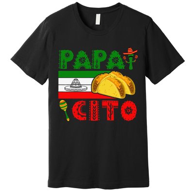 Papacito Cinco De May Mexican Hat Premium T-Shirt