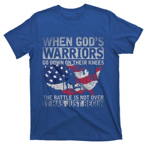 Patriotic Christian Devotee God Christianity US Flag Jesus T-Shirt