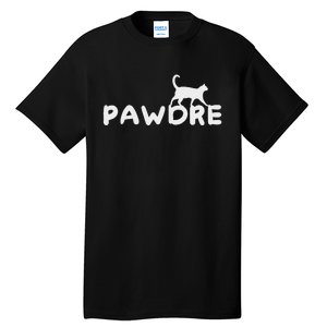 Pawdre Cat Dad Cute FatherS Day Design Tall T-Shirt