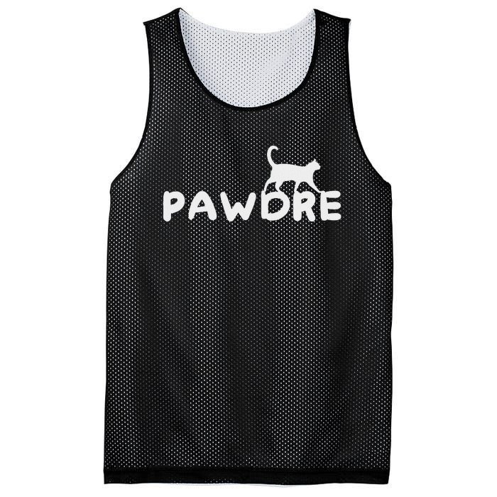 Pawdre Cat Dad Cute FatherS Day Design Mesh Reversible Basketball Jersey Tank