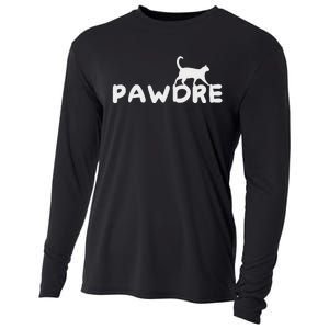 Pawdre Cat Dad Cute FatherS Day Design Cooling Performance Long Sleeve Crew