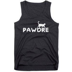 Pawdre Cat Dad Cute FatherS Day Design Tank Top