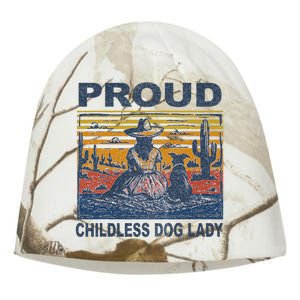 Proud Childless Dog Lady Kati - Camo Knit Beanie