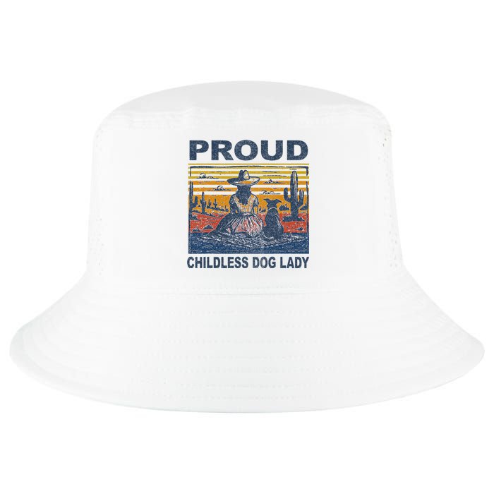 Proud Childless Dog Lady Cool Comfort Performance Bucket Hat