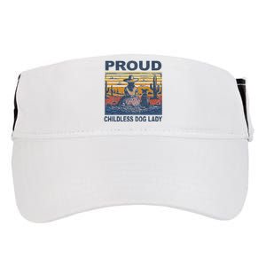 Proud Childless Dog Lady Adult Drive Performance Visor