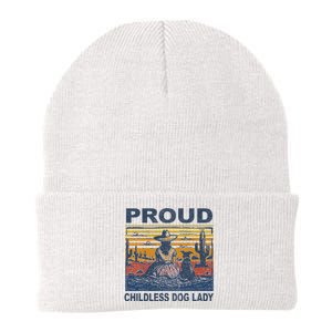 Proud Childless Dog Lady Knit Cap Winter Beanie