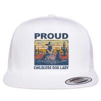 Proud Childless Dog Lady Flat Bill Trucker Hat