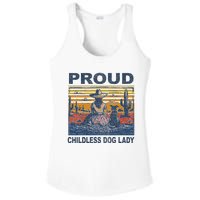 Proud Childless Dog Lady Ladies PosiCharge Competitor Racerback Tank