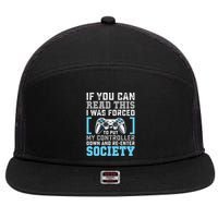 Put Controller Down ReEnter Society Funny Gamer 7 Panel Mesh Trucker Snapback Hat