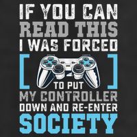 Put Controller Down ReEnter Society Funny Gamer Adult Drive Performance Visor