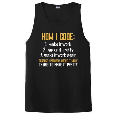 Programmer Coder Developer Programming Coding Great Gift PosiCharge Competitor Tank