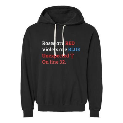 Programmer Coder Developer Programming Software Engineer Garment-Dyed Fleece Hoodie