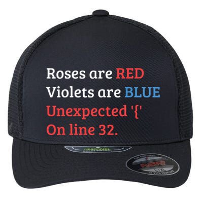 Programmer Coder Developer Programming Software Engineer Flexfit Unipanel Trucker Cap