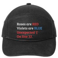 Programmer Coder Developer Programming Software Engineer 7-Panel Snapback Hat