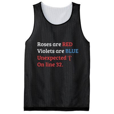 Programmer Coder Developer Programming Software Engineer Mesh Reversible Basketball Jersey Tank