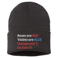Programmer Coder Developer Programming Software Engineer Sustainable Knit Beanie