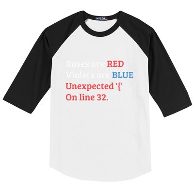 Programmer Coder Developer Programming Software Engineer Baseball Sleeve Shirt