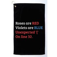 Programmer Coder Developer Programming Software Engineer Golf Towel