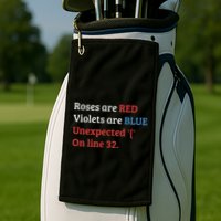 Programmer Coder Developer Programming Software Engineer Golf Towel