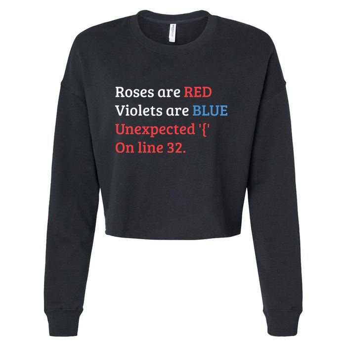 Programmer Coder Developer Programming Software Engineer Cropped Pullover Crew