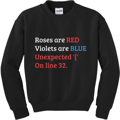 Programmer Coder Developer Programming Software Engineer Kids Sweatshirt