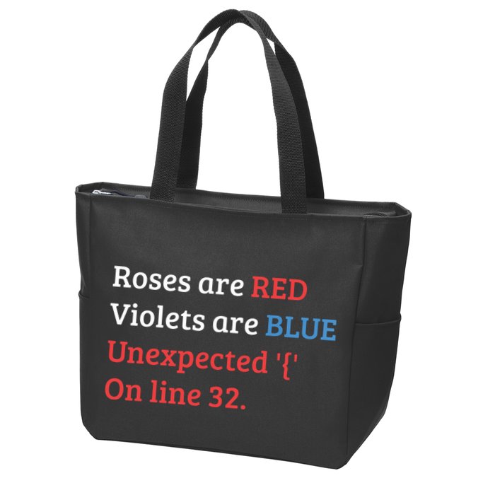 Programmer Coder Developer Programming Software Engineer Zip Tote Bag