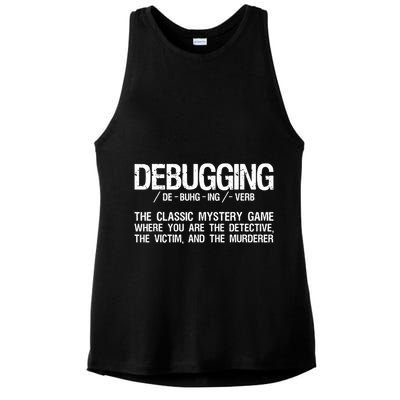Programmer Coder Developer Programming Software Engineer Ladies PosiCharge Tri-Blend Wicking Tank