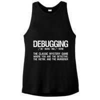 Programmer Coder Developer Programming Software Engineer Ladies PosiCharge Tri-Blend Wicking Tank