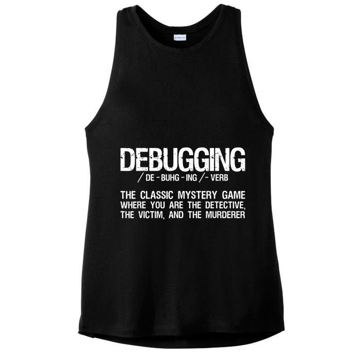 Programmer Coder Developer Programming Software Engineer Ladies PosiCharge Tri-Blend Wicking Tank