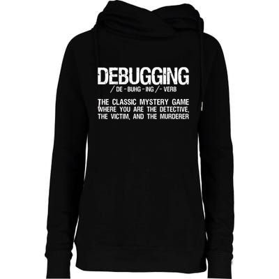 Programmer Coder Developer Programming Software Engineer Womens Funnel Neck Pullover Hood