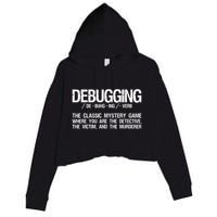 Programmer Coder Developer Programming Software Engineer Crop Fleece Hoodie