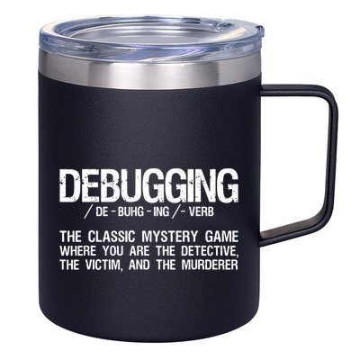 Programmer Coder Developer Programming Software Engineer 12oz Stainless Steel Coffee Mug