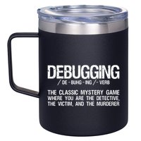 Programmer Coder Developer Programming Software Engineer 12oz Stainless Steel Coffee Mug