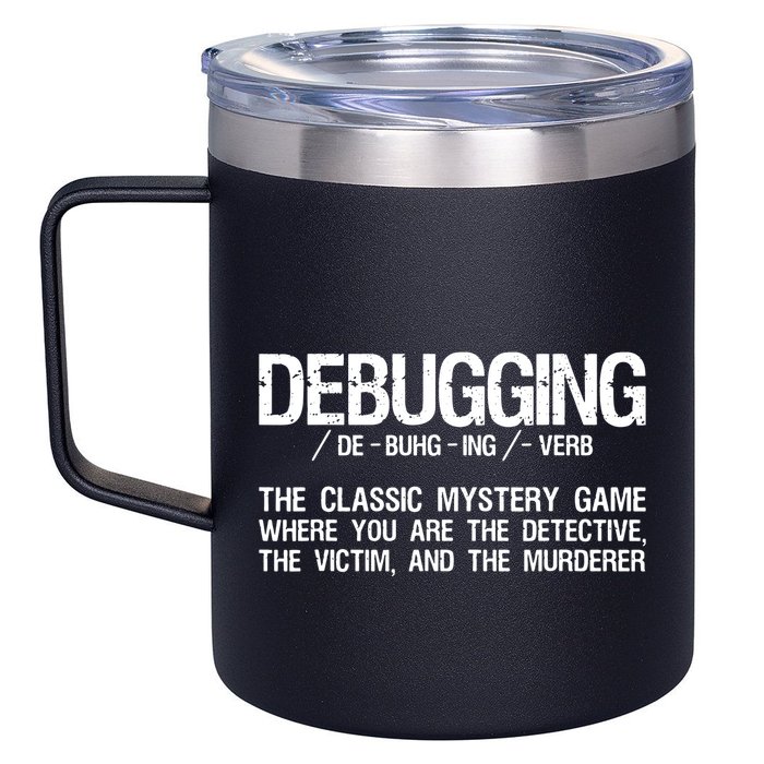 Programmer Coder Developer Programming Software Engineer 12oz Stainless Steel Coffee Mug