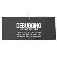 Programmer Coder Developer Programming Software Engineer Large Microfiber Waffle Golf Towel