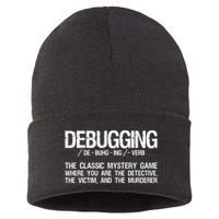 Programmer Coder Developer Programming Software Engineer Sustainable Knit Beanie